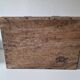 Boite coffre en bois patinée grise