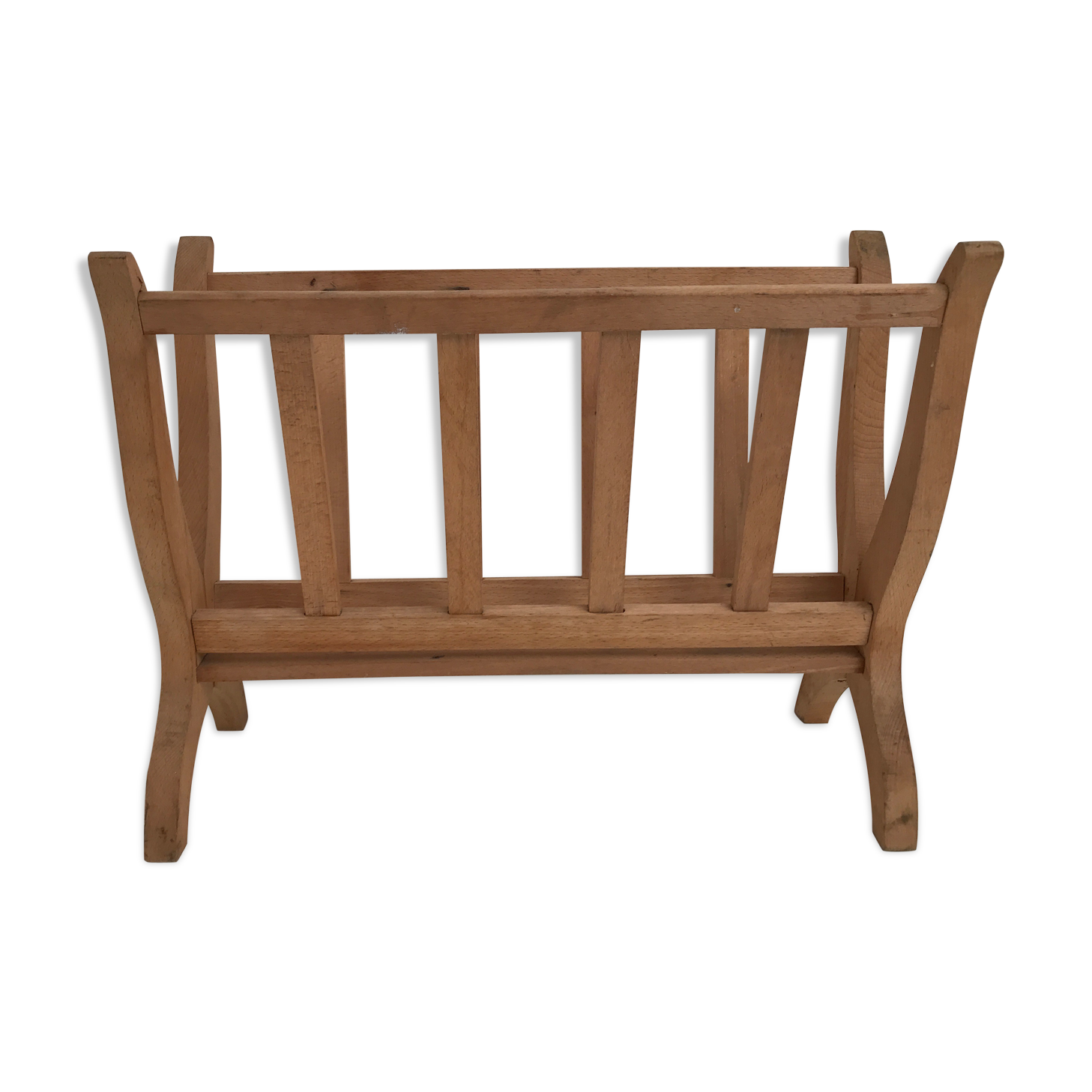 Vintage wooden magazine door