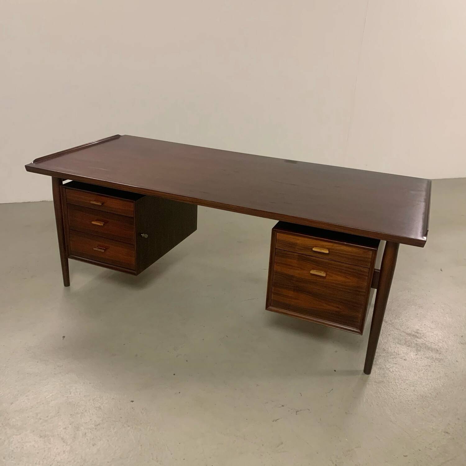 Palisander Executive Desk by Arne Vodder for Sibast 1960s