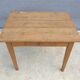 Office table campaign XIXth solid oak