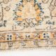 2x10 Orange & Navy Blue Floral Vintage Runner Rug, 73x297Cm
