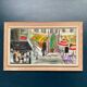 Original Swedish Oil on Canvas – “City Life” by H. Hanson 61 – Vintage & Framed – 72 × 45 cm (28.3" x 17.7")