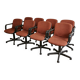 Suite de 8 fauteuil de bureau Comforto