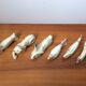Lot de 6 porte couteaux animaliers en porcelaine de Limoges