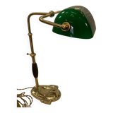 Lampe de table Churchill en laiton et bronze, années 1920