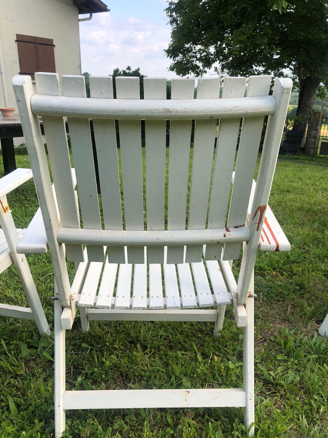 5 fauteuils de jardin 1970-1980