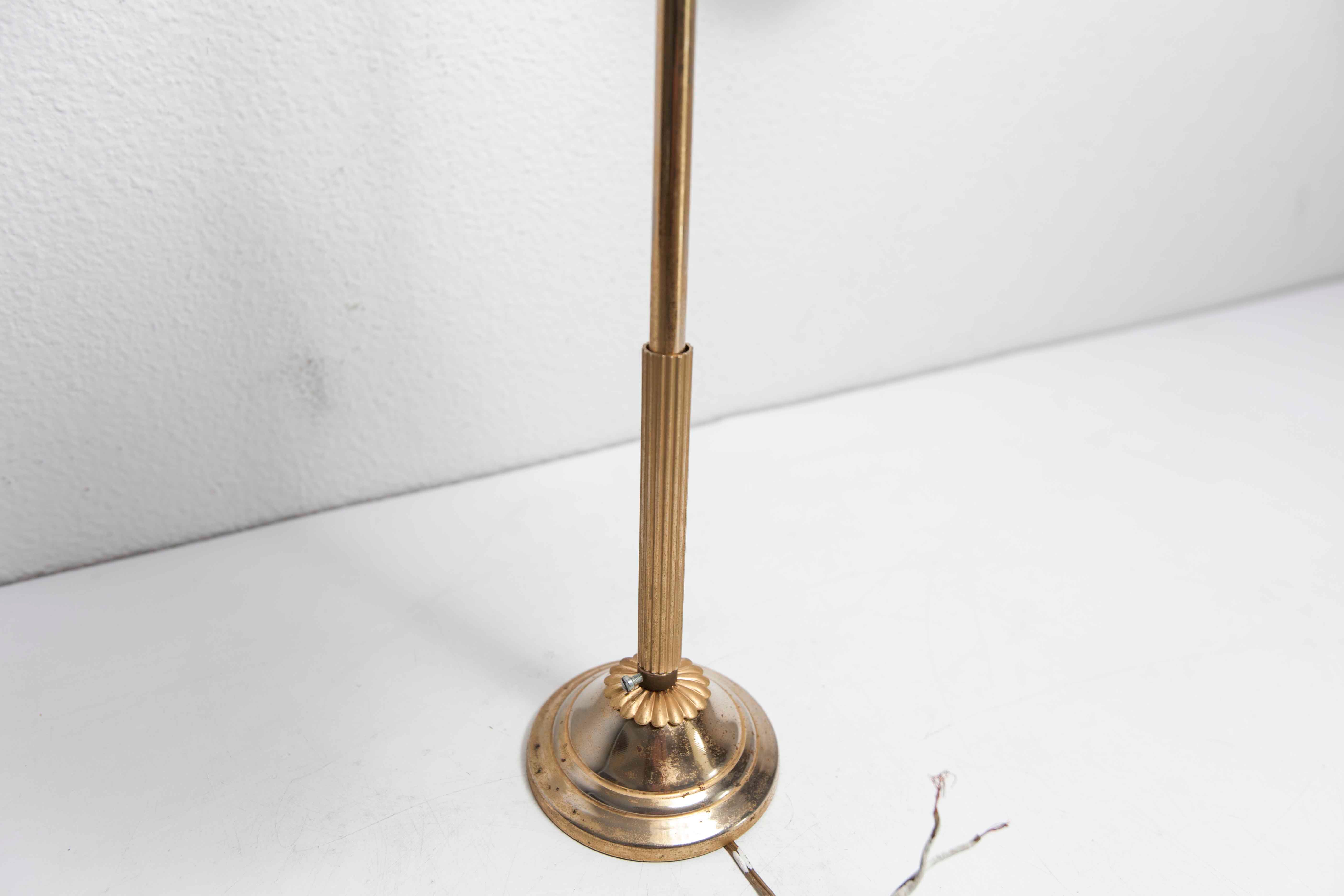 Brass ceiling and glass 3 balls 1960