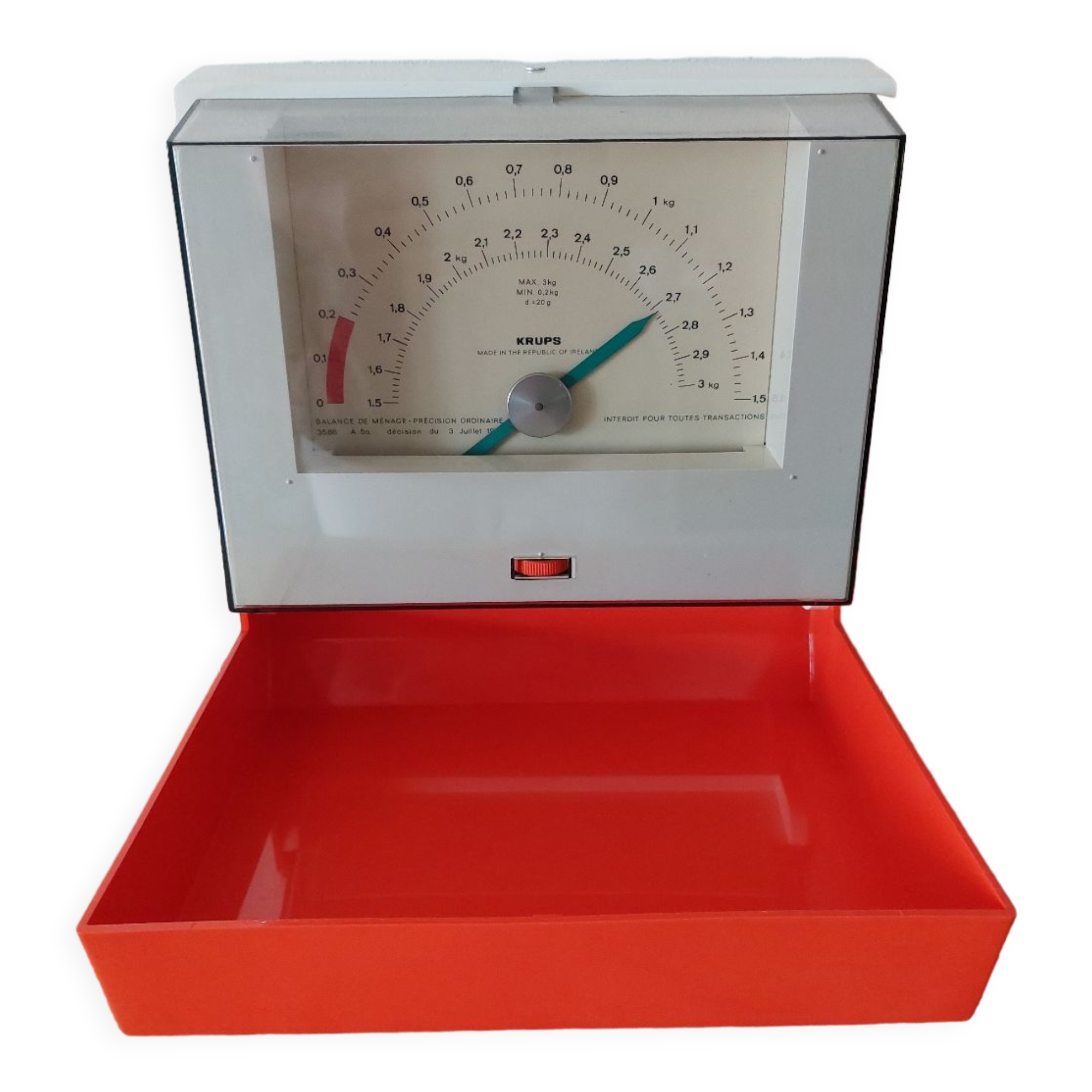 Krups vintage wall scale