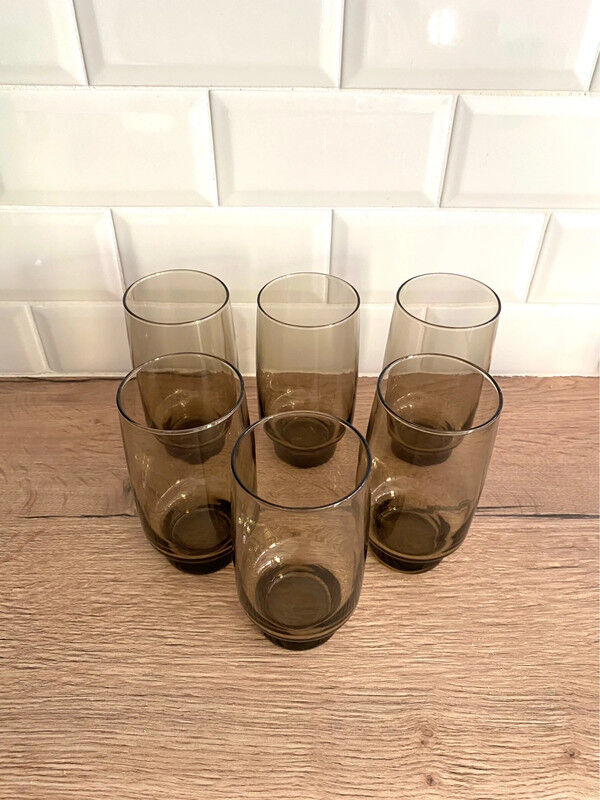 6 Luminarc Tivoli water glasses