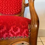Louis XV Style Cabriolet armchair, circa 1850