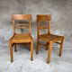 2 vintage bistro chairs