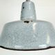 Industrial grey enamel factory lamp, 1960s