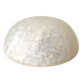 Round ceiling light in frosted clichy glass