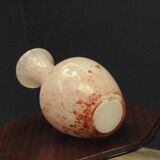 Vase en verre signé VB Opaline Florence Italie