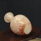 Vase en verre signé VB Opaline Florence Italie