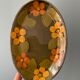 Lot de 4 plats vintage MBFA Pornic, modèle « Candice »