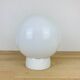 Applique globe opaline et céramique plafonnier