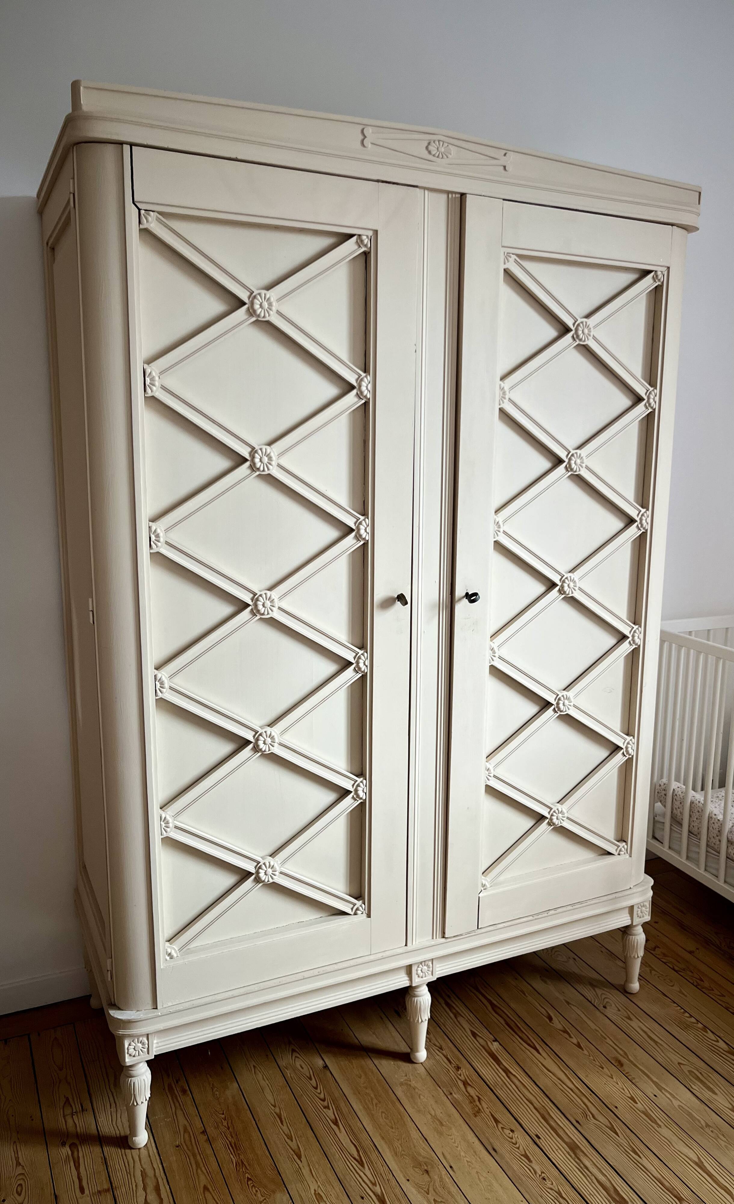 Carved wooden cabinet