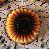 Vintage knitted cushion