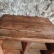 Small cabinet made of raw wood
