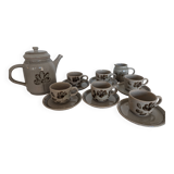 Vintage Sarreguemines Coffee Service Jocelyne model