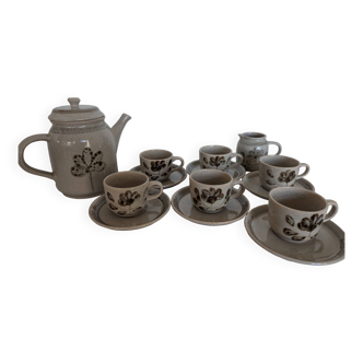 Vintage Sarreguemines Coffee Service Jocelyne model
