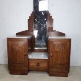 Vintage art deco cabinet with mirror