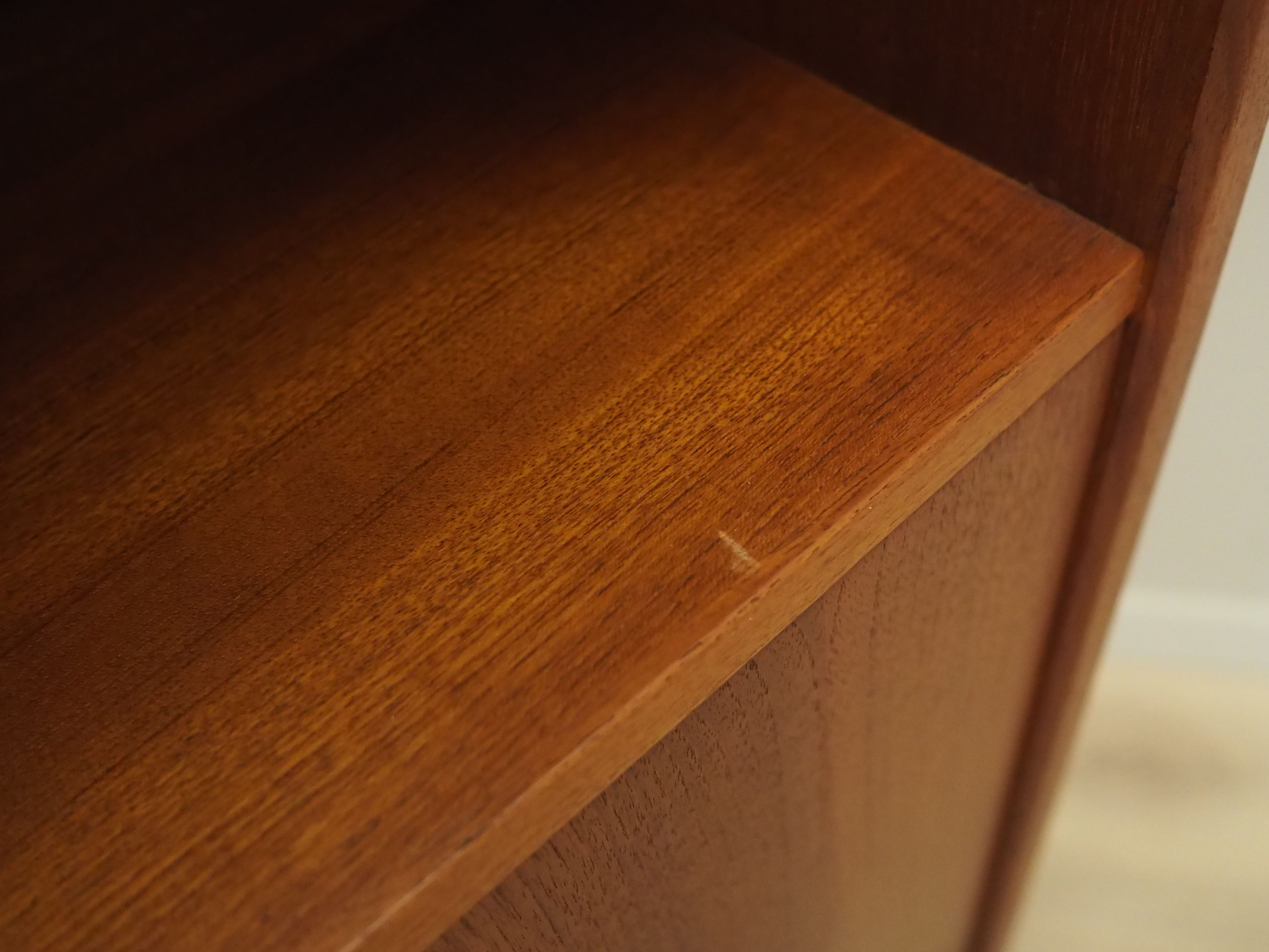 Teak bookcase, Danish design, 1970s, designer: Erik Jensen, production: Westergaards