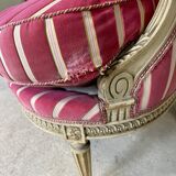 Pair of Louis XVI style bergère armchairs
