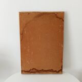 Miroir vintage en bambou années 60 65*45cm