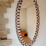 Miroir ovale vintage