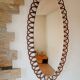 Miroir ovale vintage