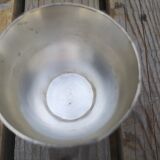 Silver metal timbale