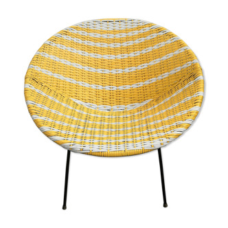 Vintage scoubidou armchair