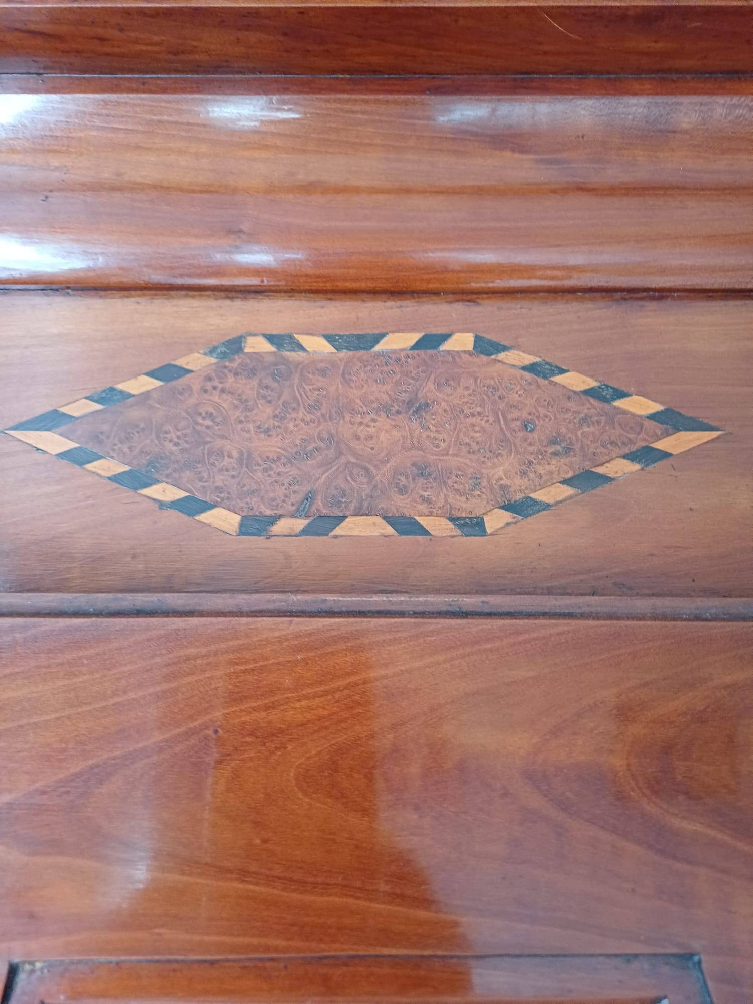 Antique Vendée cabinet in solid wood