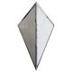 Simple opal glass wall light with an aluminium body, 1980s, Germany.