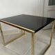 Table d’appoint doré
