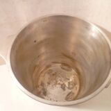 Champagne bucket / Champagne bucket design in silver-plated metal, St Medard.