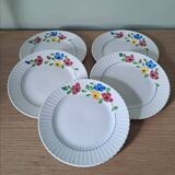 5 assiettes à dessert