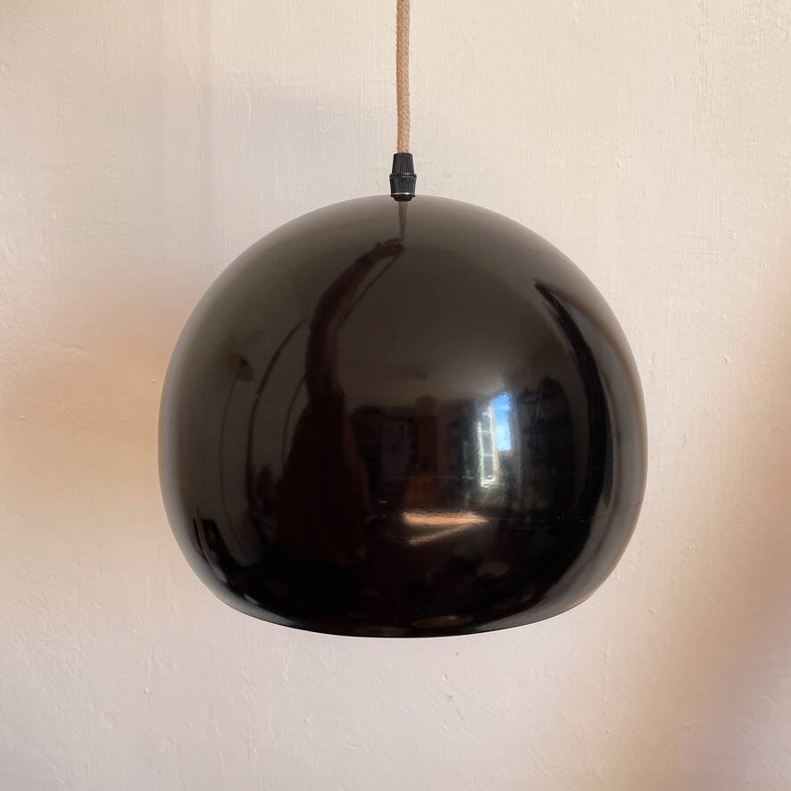 Suspension boule en métal