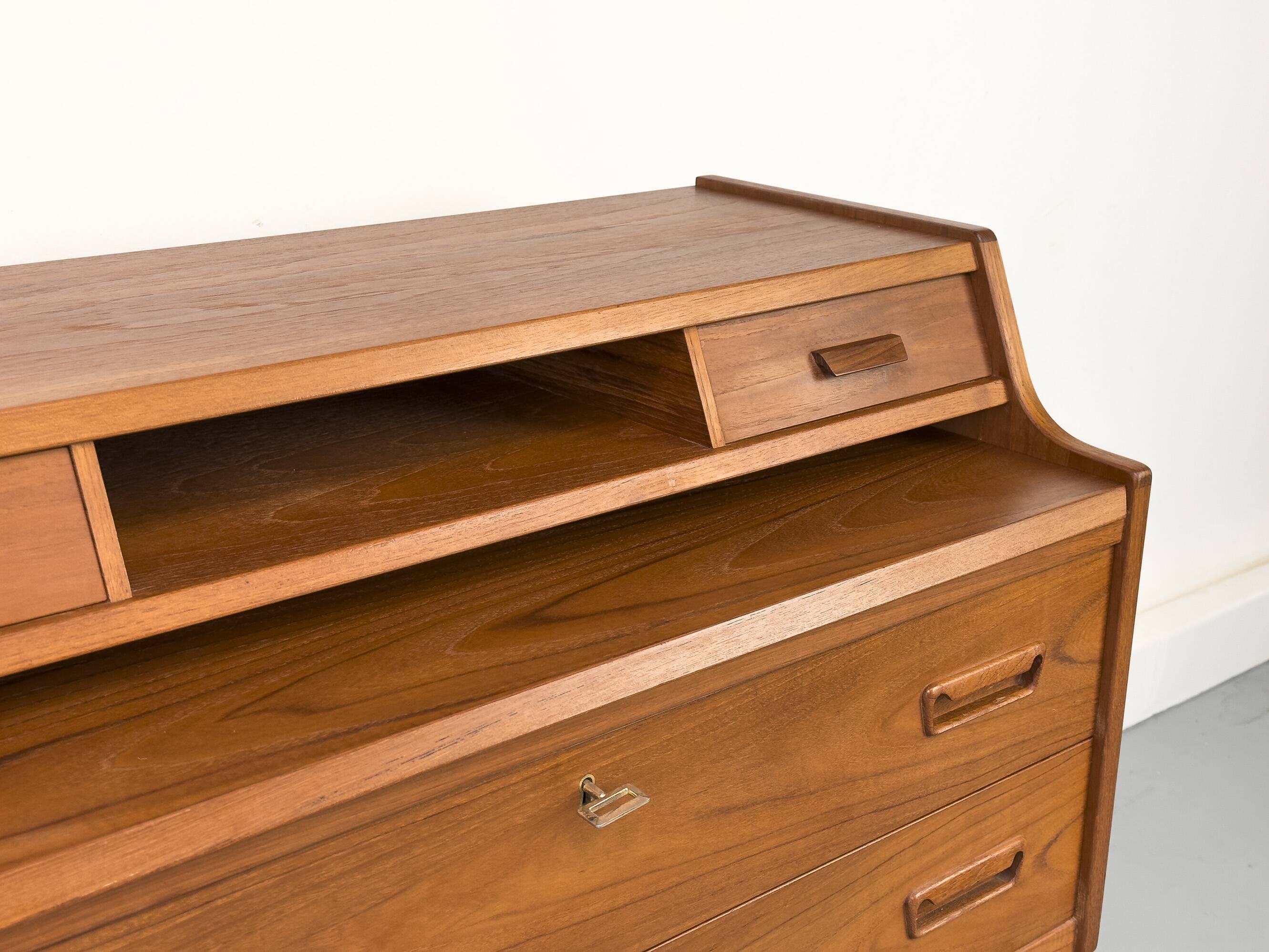 Bureau Secrétaire en Teck par Arne Wahl Iversen pour Vinde Møbelfabrik, 1960s