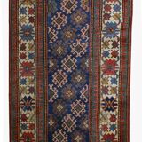 Handmade antique Armenian Gandzak rug 97cm x 244cm 1880s