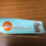 Small teak side table Jese Möbel 1960s vintage