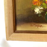 Painting bouquet of flowers