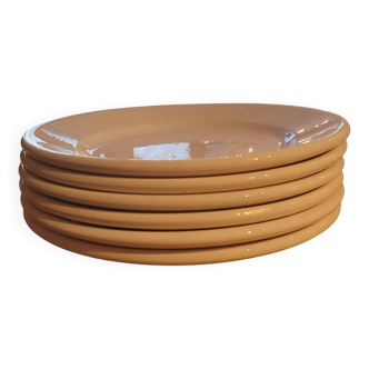 Assiettes Digoin blanches