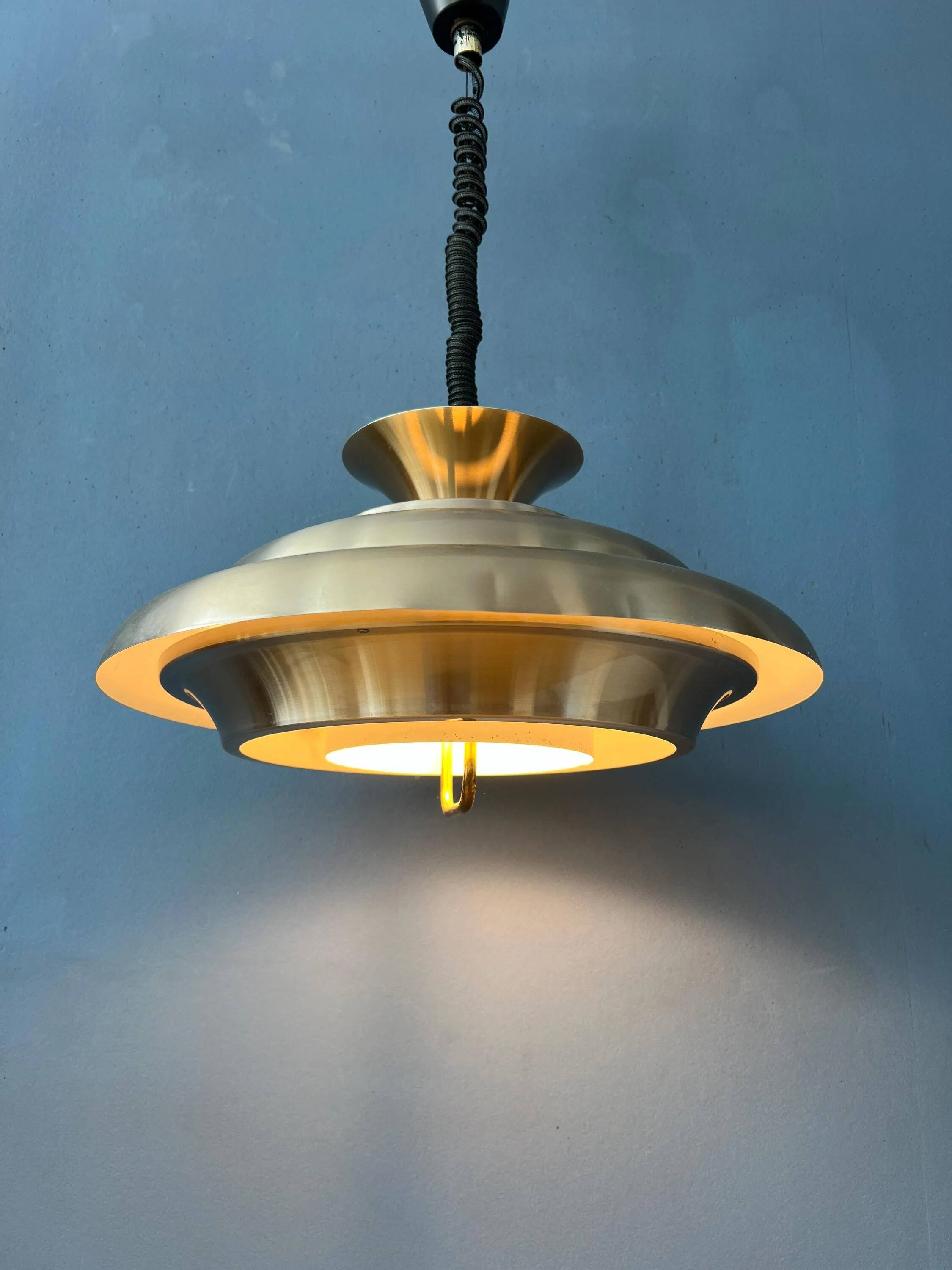 Vintage Mid-Century Dijkstra UFO Suspension Light