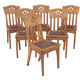 Set de 6 chaises Art Nouveau par Léon Jallot
