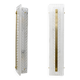 Pair of Art Deco Style Brass and Textured Murano Glass Sconces