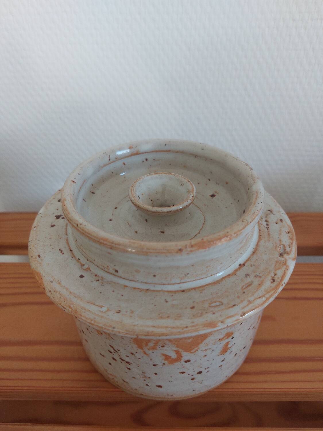 Vintage ceramic butter dish