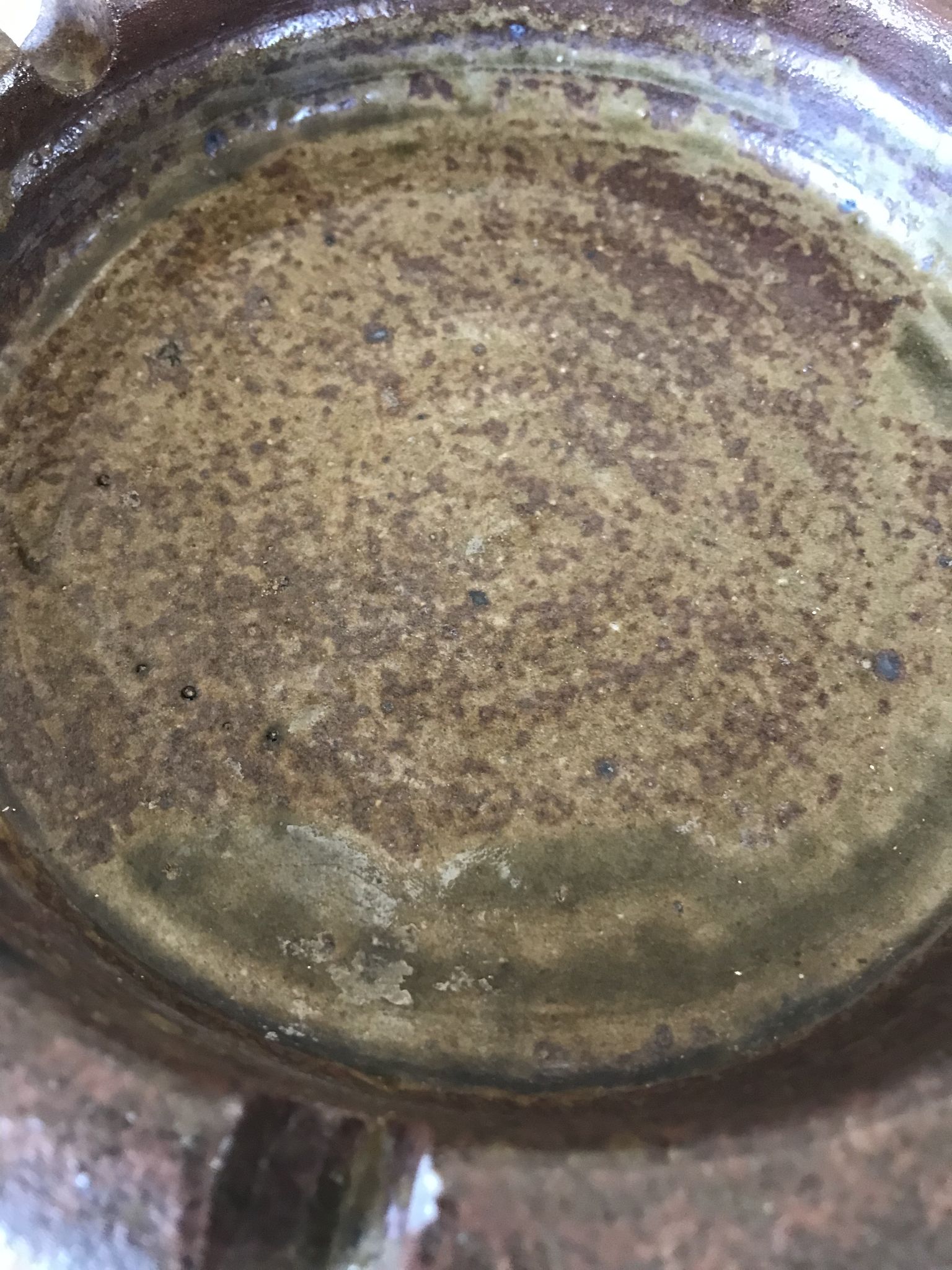 Ashtray in vintage stoneware 60s